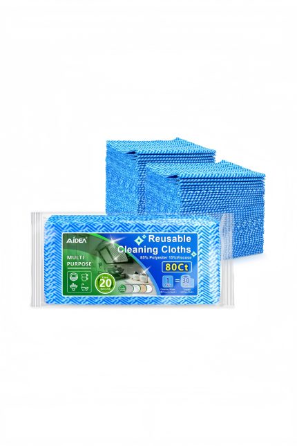 AIDEA Cleaning Wipes, Multi-Purpose Towel Reusable Cleaning Cloths 40Ct(1 Pack), Domestic Cleaning Wipes, Cleaning Towels, Dish Cloths(12''x24'')